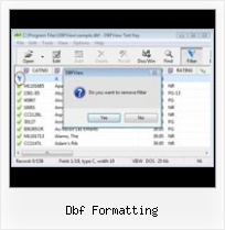 Exporter Xls En Dbf dbf formatting