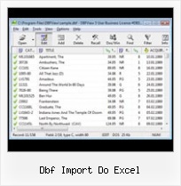 Xls Conversion To Dbf dbf import do excel