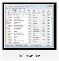 Convert Dos Dbf To Windows dbf naar csv