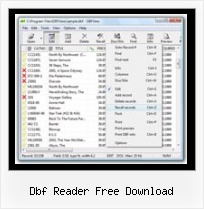 How Do Open Dbf File dbf reader free download