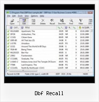 Dbftoexcel dbf recall