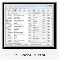 Convert Xls To Dbf Online dbf record deleted
