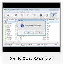 Dbf Edit Windows dbf to excel conversion