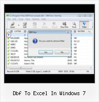 Convert Excel File Dbf dbf to excel in windows 7