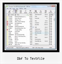 Exporting An Excel Finel As Dbf dbf to textfile
