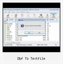 Import Dbf Files To Excel dbf to textfile