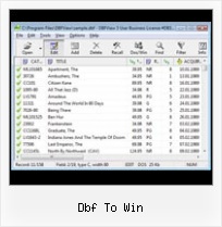 How To Open Dbf Files dbf to win