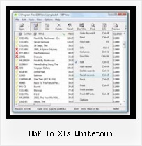 Reading Dbf Files dbf to xls whitetown