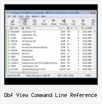 What Program Will Open Dbf dbf view command line reference