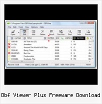 Dbf Formatas dbf viewer plus freeware download
