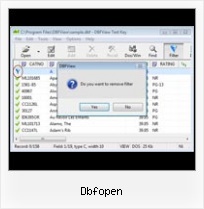 Open And Edit Dbf dbfopen