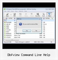 Dbf Editor Or Viewer dbfview command line help