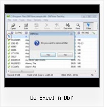 Free Program To Open Dbf File de excel a dbf