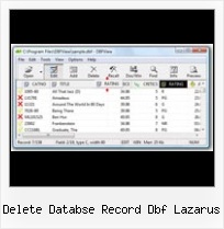 Dbf Editor Free Win delete databse record dbf lazarus