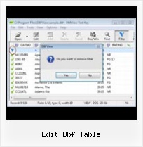 Dbf Header View edit dbf table