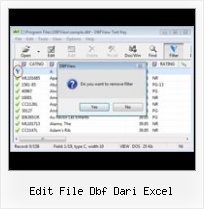 Converter File Dbf edit file dbf dari excel