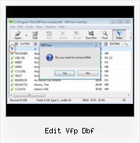 Dbf To Xcl edit vfp dbf