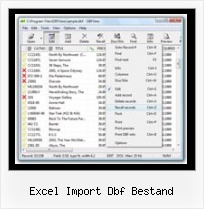 Datatable Dbf excel import dbf bestand