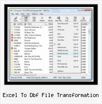Dbf Viewer Download Free excel to dbf file transformation