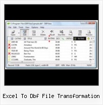 Convertir Xls En Dbf excel to dbf file transformation
