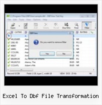 Convert Xlsx To Dbf With Excel excel to dbf file transformation