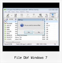 Export Database Dbf file dbf windows 7