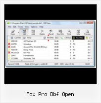 Converter File Dbf fox pro dbf open