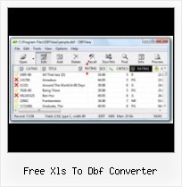 Dbf Y Foxpro free xls to dbf converter