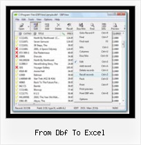 C Export Dbf from dbf to excel