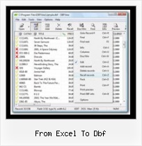 Vbf Edit File from excel to dbf