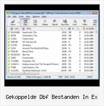 Open Dbf Excel gekoppelde dbf bestanden in ex