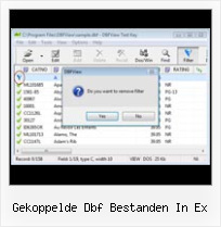 Dbase gekoppelde dbf bestanden in ex