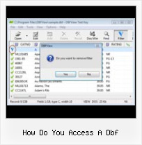 Export Xls To Dbf how do you access a dbf