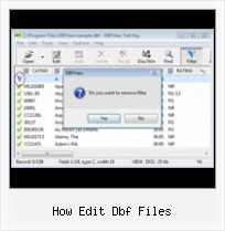 Win Dbf how edit dbf files