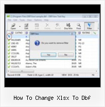 Create Dbf File how to change xlsx to dbf