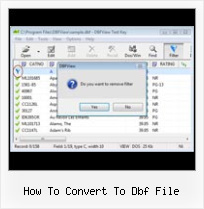Xls Dbf Convert how to convert to dbf file