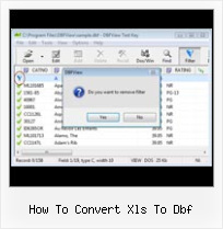 Dbftotxt how to convert xls to dbf