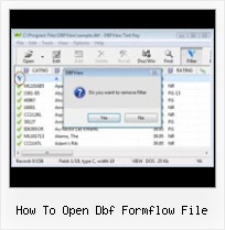 формат Dbf how to open dbf formflow file
