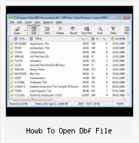 View Edit Dbf File howb to open dbf file