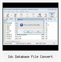 Dbf File Structure Reader idx database file convert