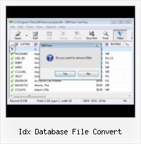 Open A Dbf File idx database file convert