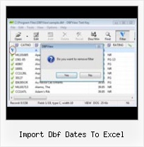 Foxpro Table Viewer import dbf dates to excel