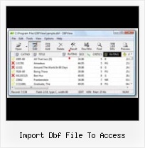 Dbf Export Exel import dbf file to access