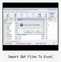 Dbfreader import dbf files to excel