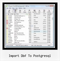 Xlsx File Reader import dbf to postgresql