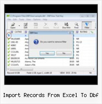 Visual Foxpro Viewer import records from excel to dbf