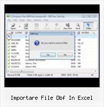 Convert Xlsx 2007 To Dbf importare file dbf in excel