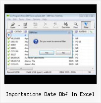 Dbf Fille Import To Access importazione date dbf in excel