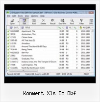 Xls Convert To Dbf konwert xls do dbf