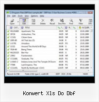 Dbf Omzetten Naar Excel konwert xls do dbf
